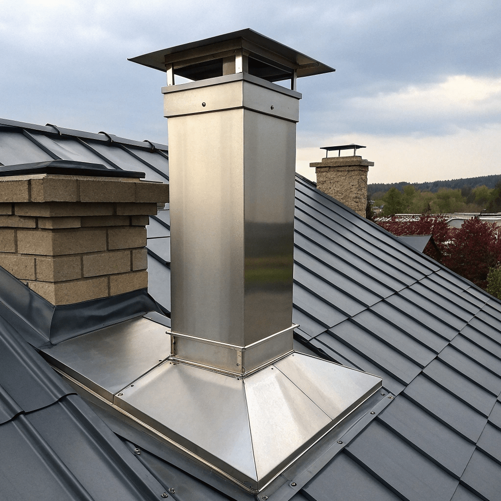 chimney set flashing